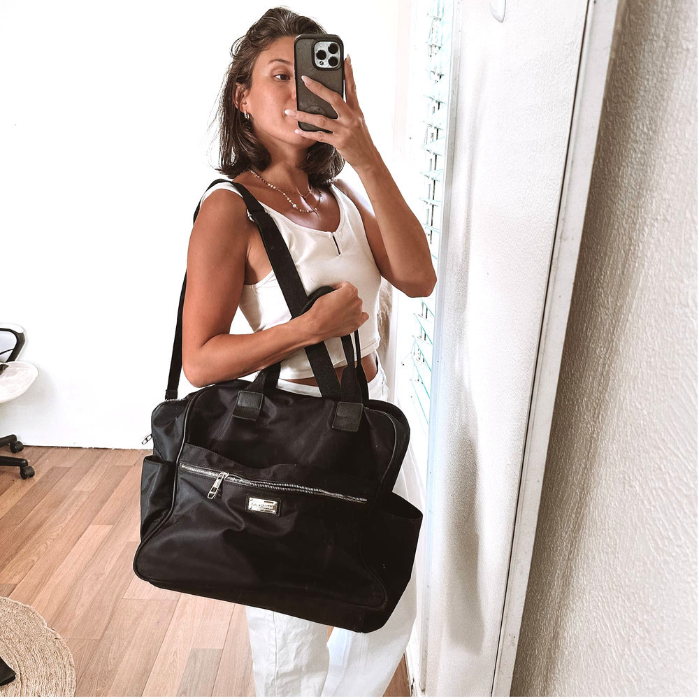 Madden Girl Black Travel Bag
